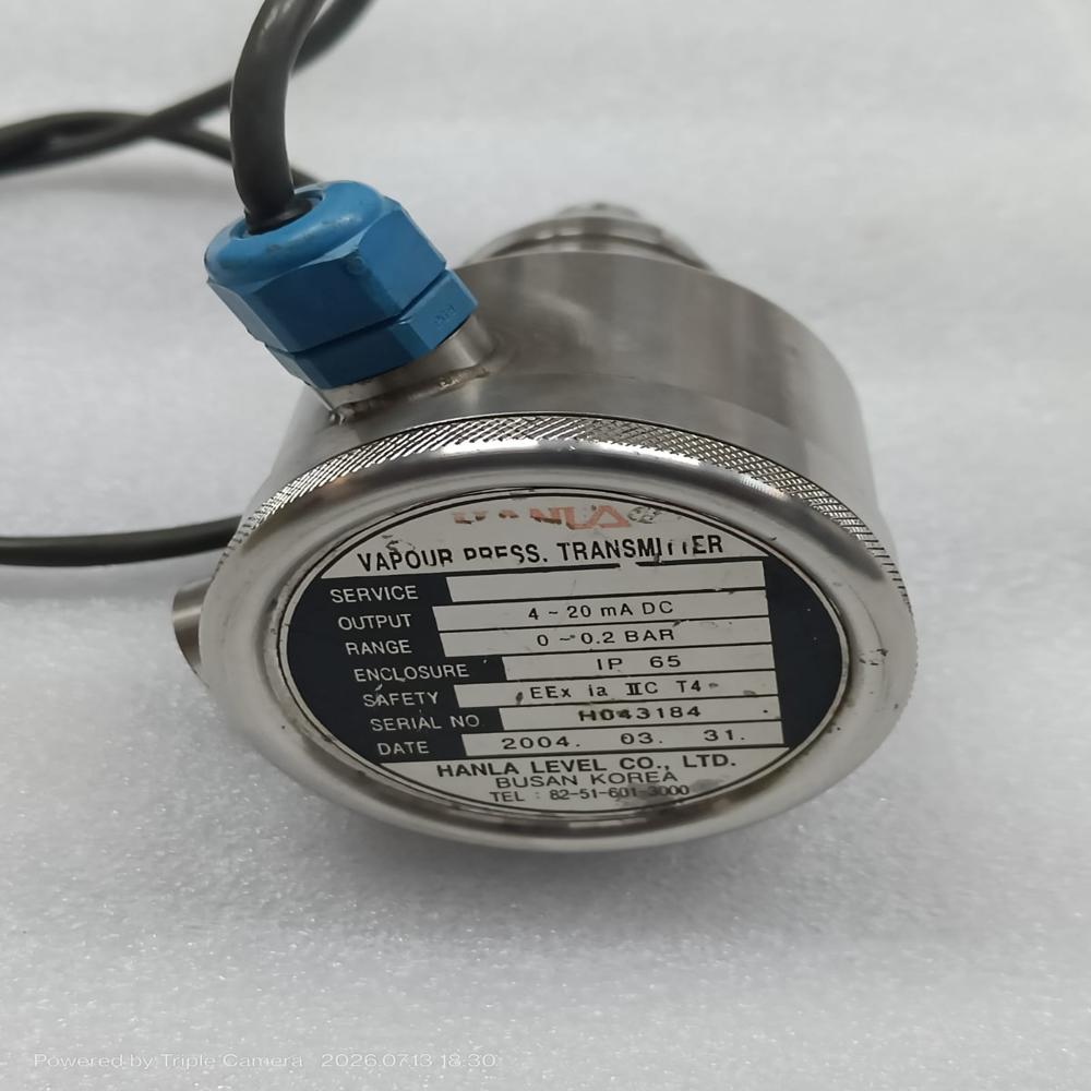 HANLA VAPOUR PRESSURE TRANSMITTER CER-8000-C-R-S-EX