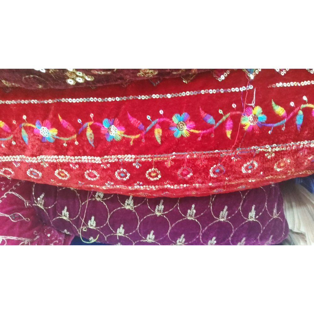Fancy Rajwadi Velvet Fabric