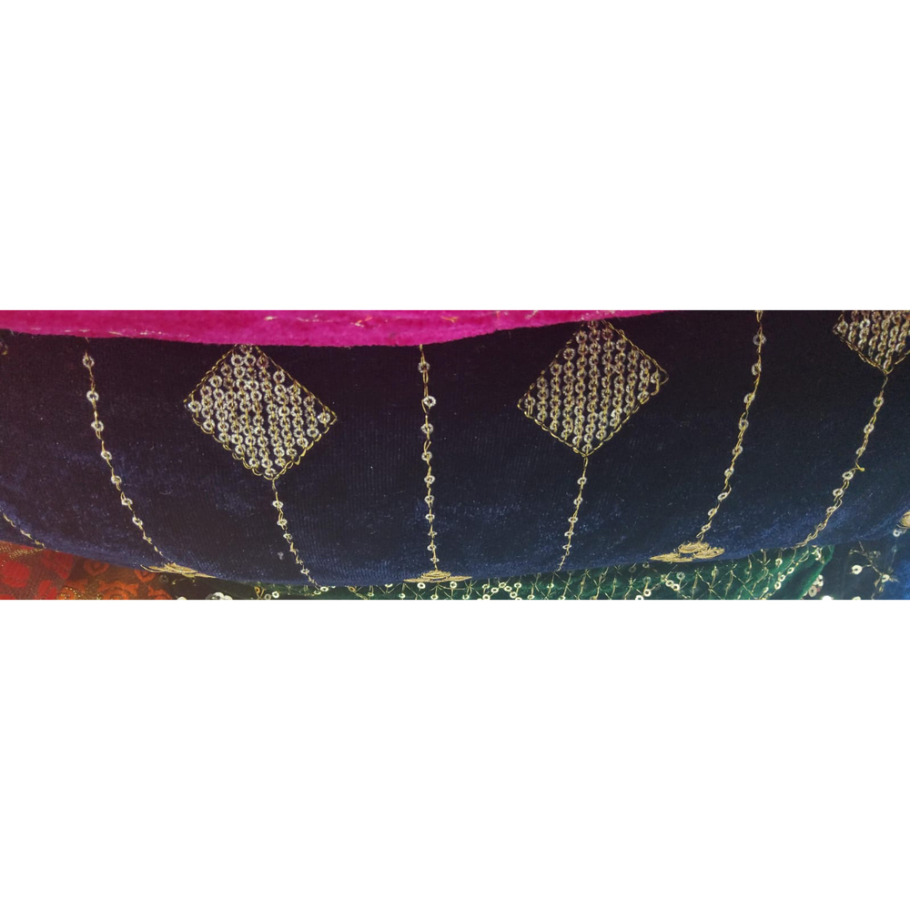 Velvet Embroidery Sequence Fabric