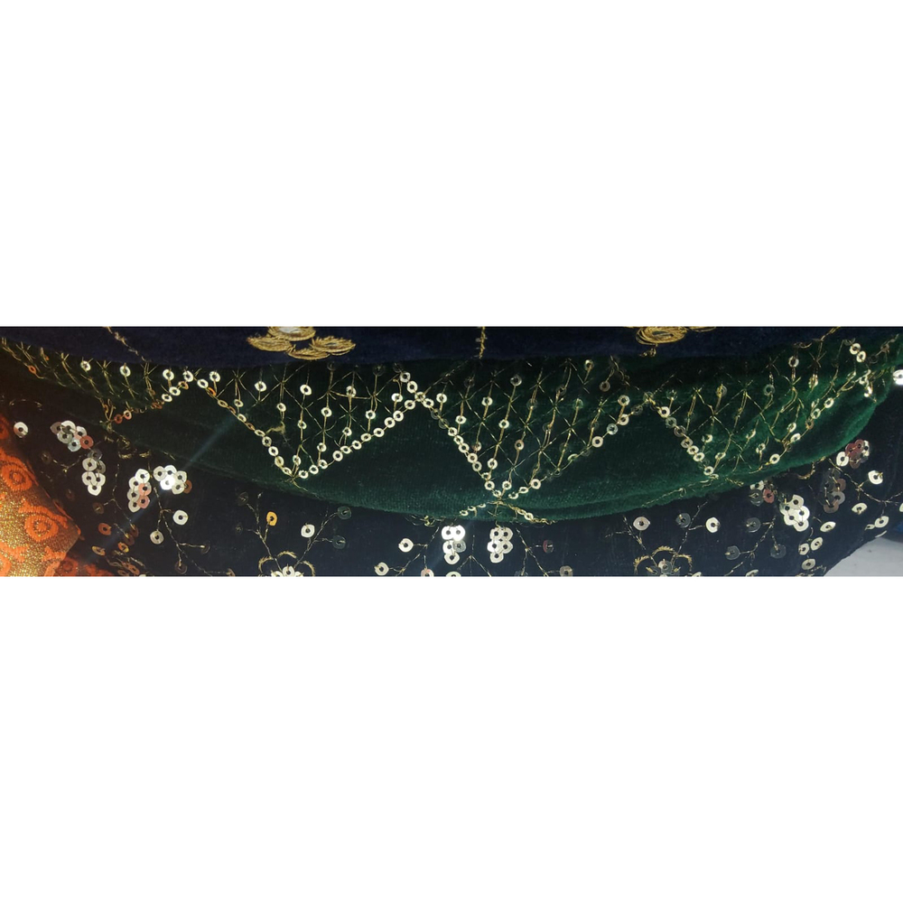 Fully Embaroidery Velvet Fabric