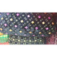 Heavy Velvet Mirror Work Fabric - Fabric Capacity: Bulk Supply And Custom Lengths Available