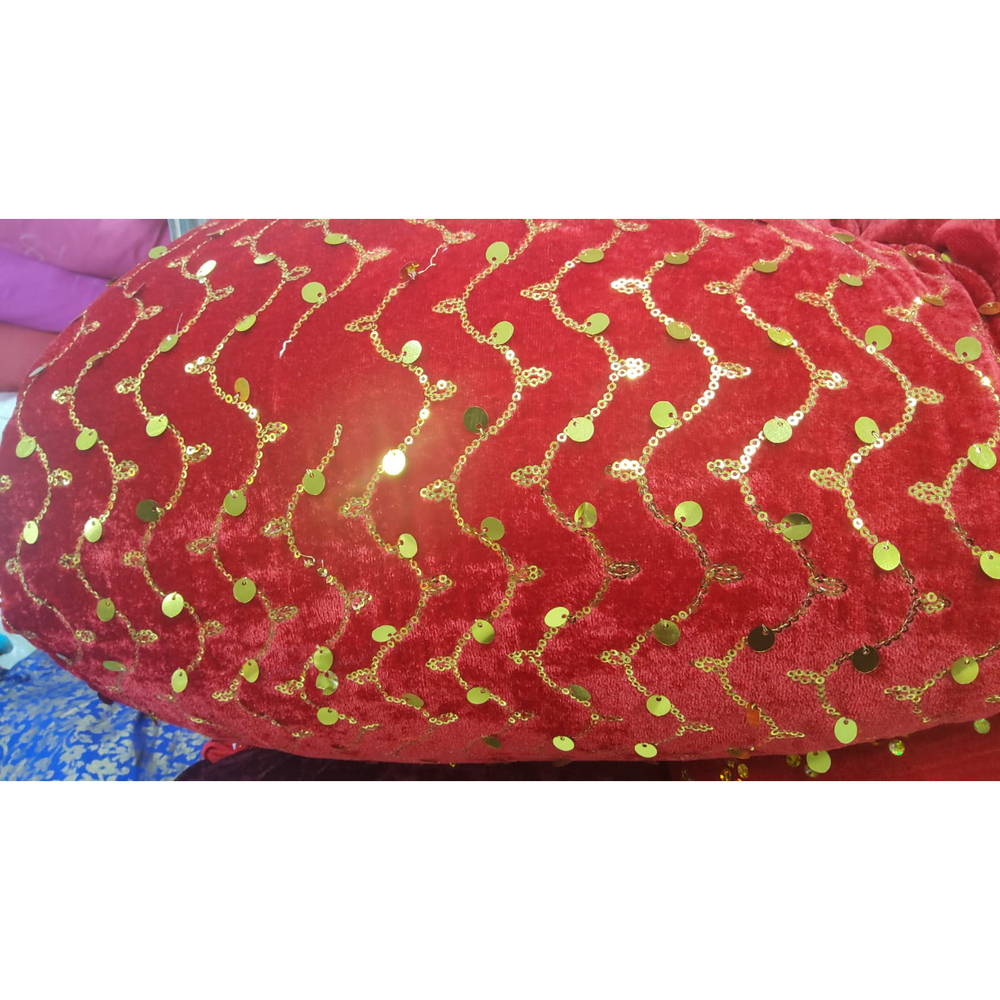 Embroidered Sitara Work Fabric