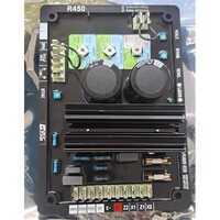 R450 Generator Avr - Industrial Pcb, 200x140x50 Mm, Matte Black, <1% Rms Voltage Regulation, Soft Start, Screw Terminal Blocks