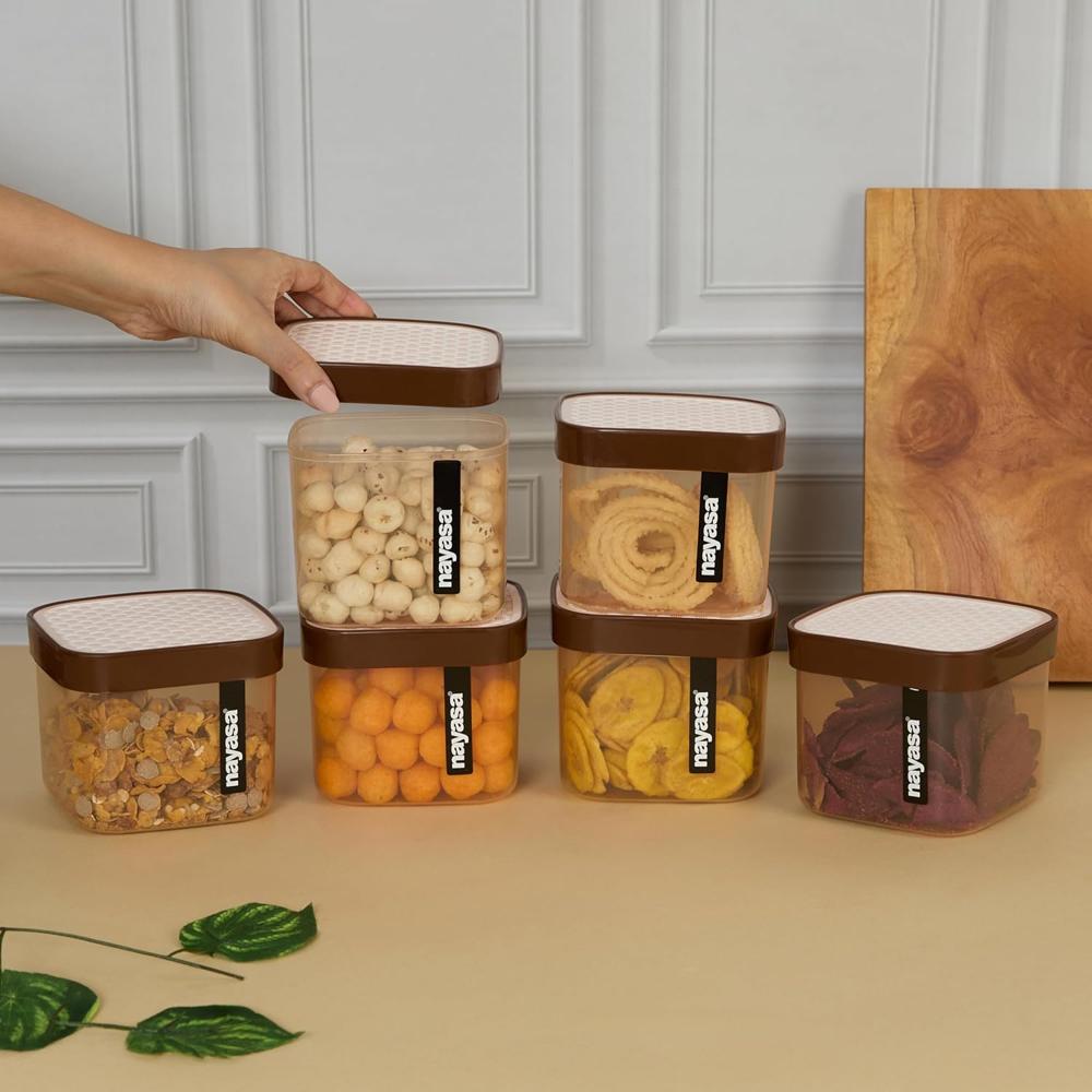 Nayasa Fusion 130 ML BPA Free Food Grade Airtight Kitchen Storage