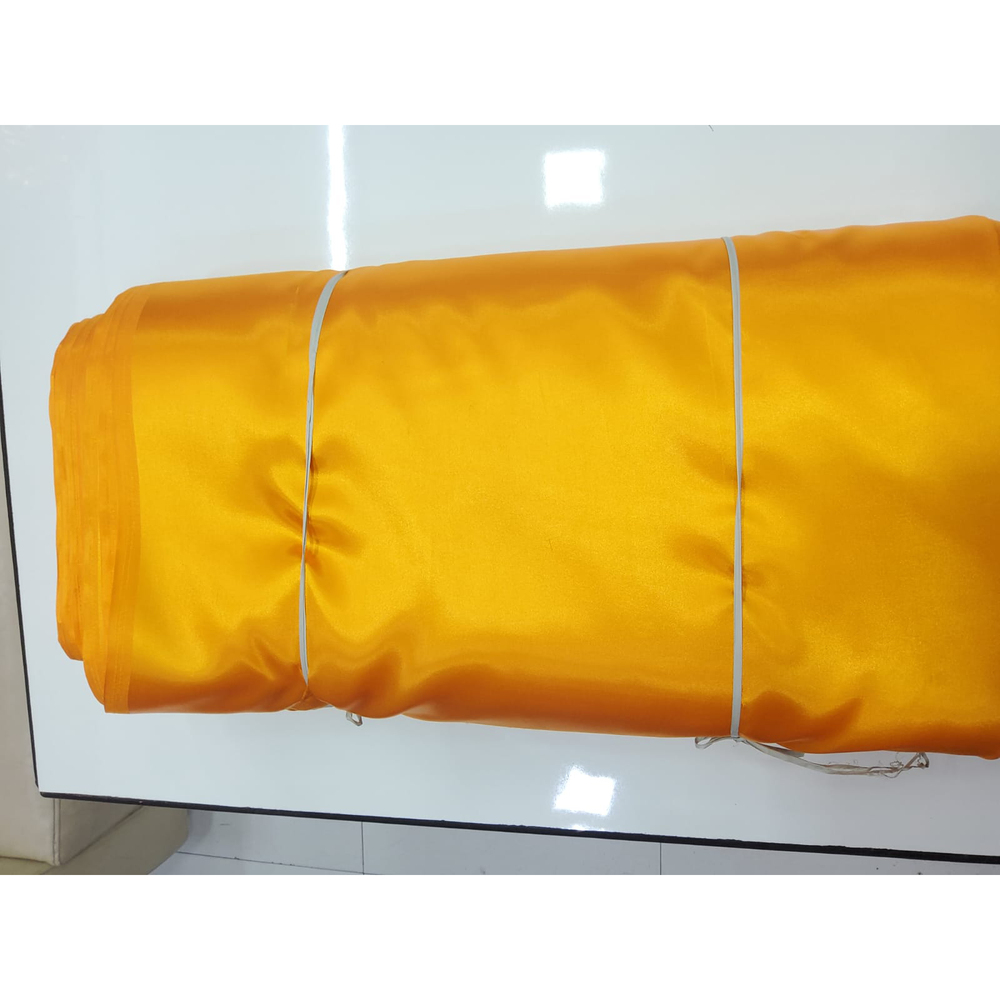 Semijapan Mustard Rayon Plain Fabric