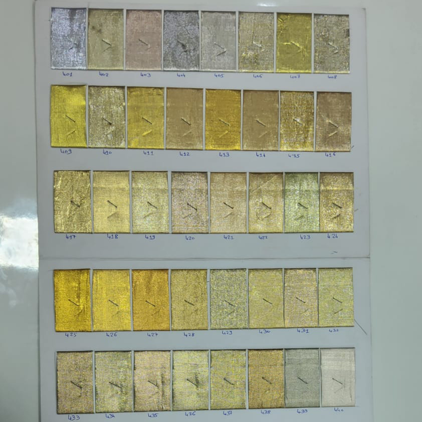 Golden Plain Silk Fabric