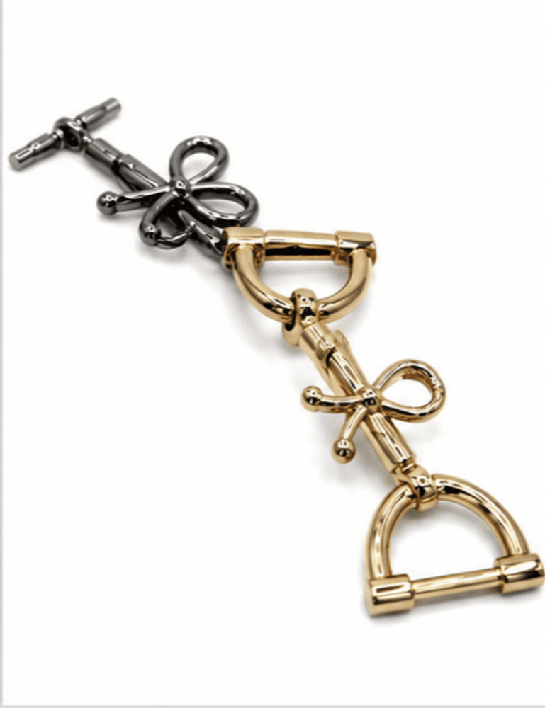 Fancy Garments Buckle - Color: Golden