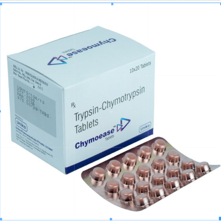 Trypsin Chymotrypsin Tablets - Feature: Treats Soft Tissue Injuries
