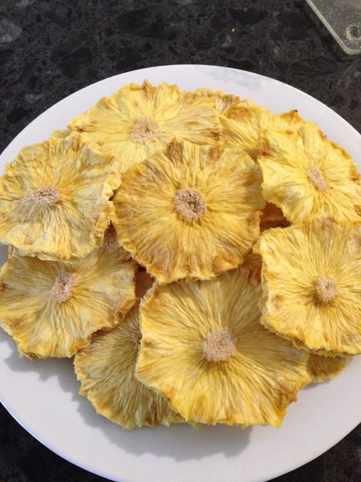 Dehydrated Pineapple - Color: Golden Yellow