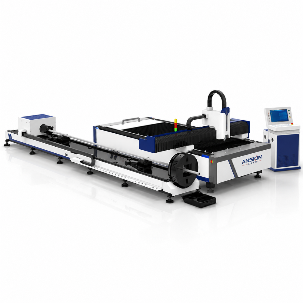 3 kW CNC Fiber Laser Cutting Machine for Mild Steel, Stainless Steel & Aluminum | Industrial Metal Laser Cutter | Ansiom Laser