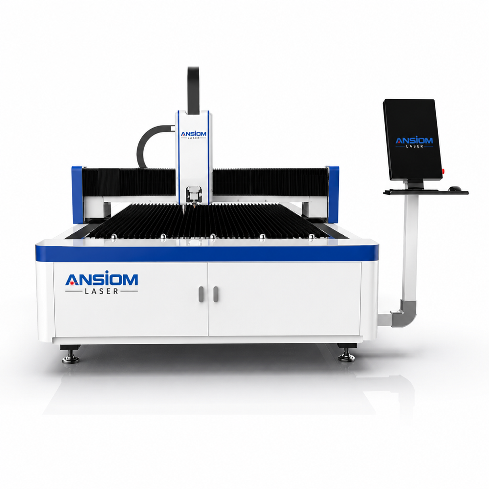 3 kW CNC Fiber Laser Cutting Machine for Mild Steel, Stainless Steel & Aluminum | Industrial Metal Laser Cutter | Ansiom Laser