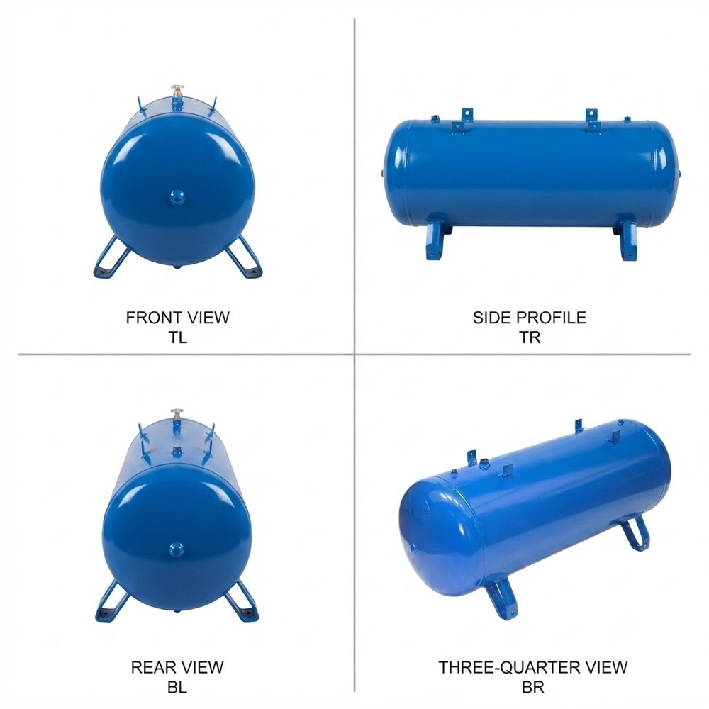 Horizontal Air Receiver Tank