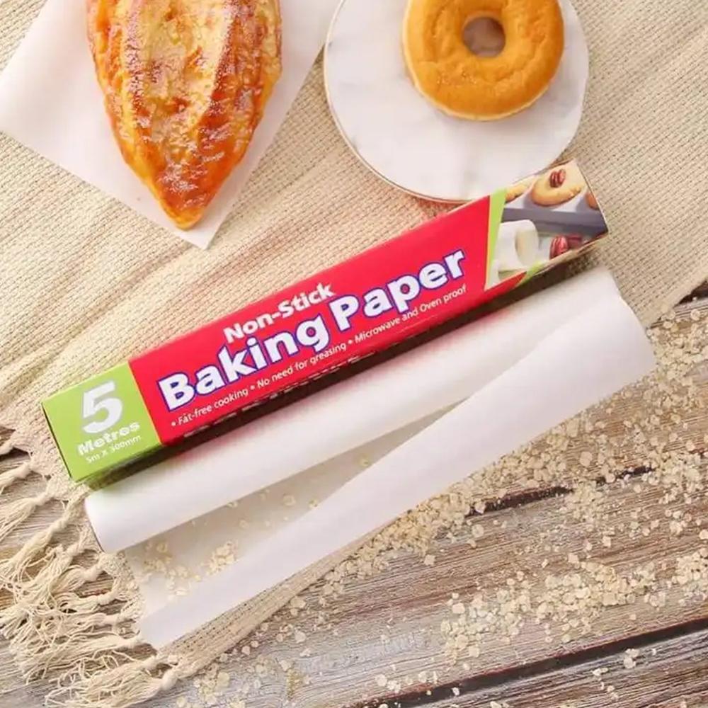 Non-Stick Parchment Paper Easy Cleanup for Baking & Cooking (5 Mtr)