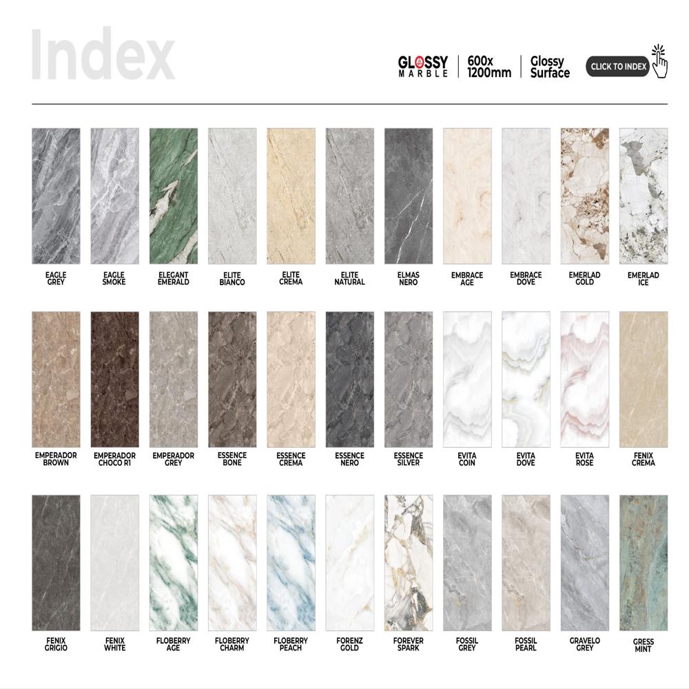 Vitrified Tile Glossy - Color: Multi