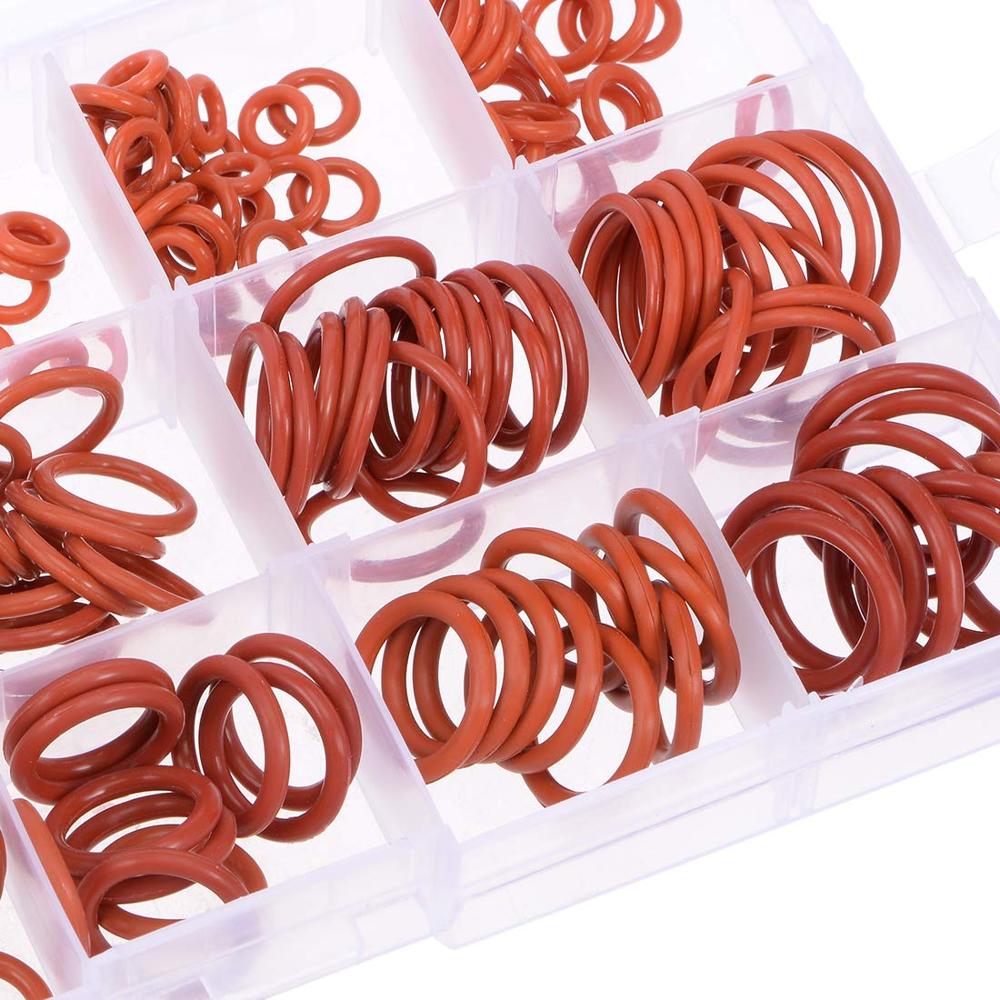 Silicone O-ring - Color: Orange & White