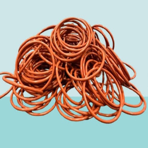 Silicone O-ring - Color: Orange & White