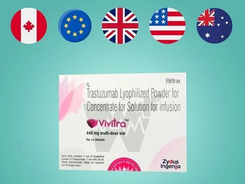 Trastuzumab Lyophilized Powder Solution For Infusion Vivitra 440