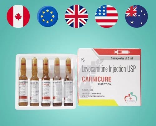 Carnicure Levocarnitine 5ml Ampoule Injection