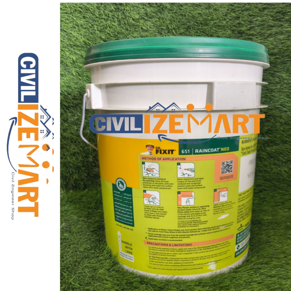 Dr Fixit Raincoat Neo White Waterproofing Chemical