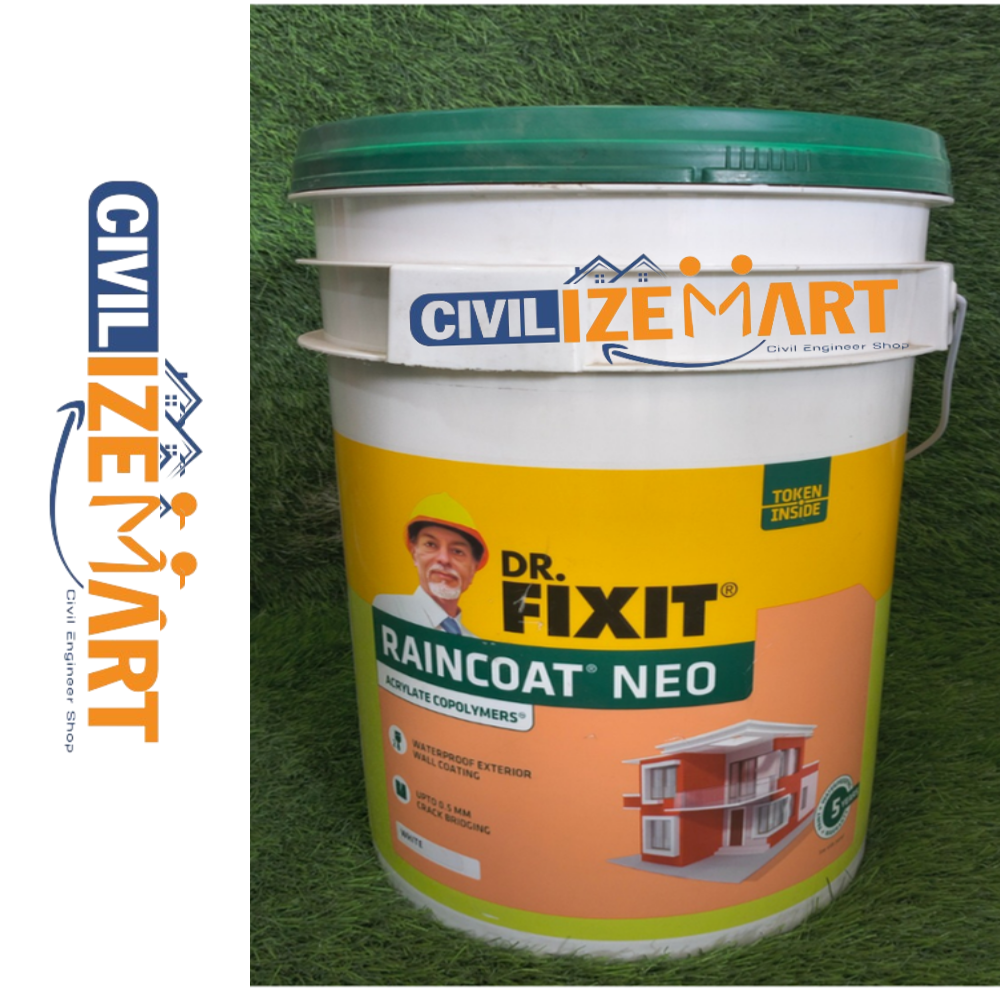 Dr Fixit Raincoat Neo White Waterproofing Chemical