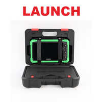 Car Code Scanner - Abs Plastic Medium Portable, Matte Black With Green Accents | Android-based Touch Screen Lcd, Obd-ii, Usb, Bluetooth/wifi, Live Data, Service Reset, Multi-language Interface