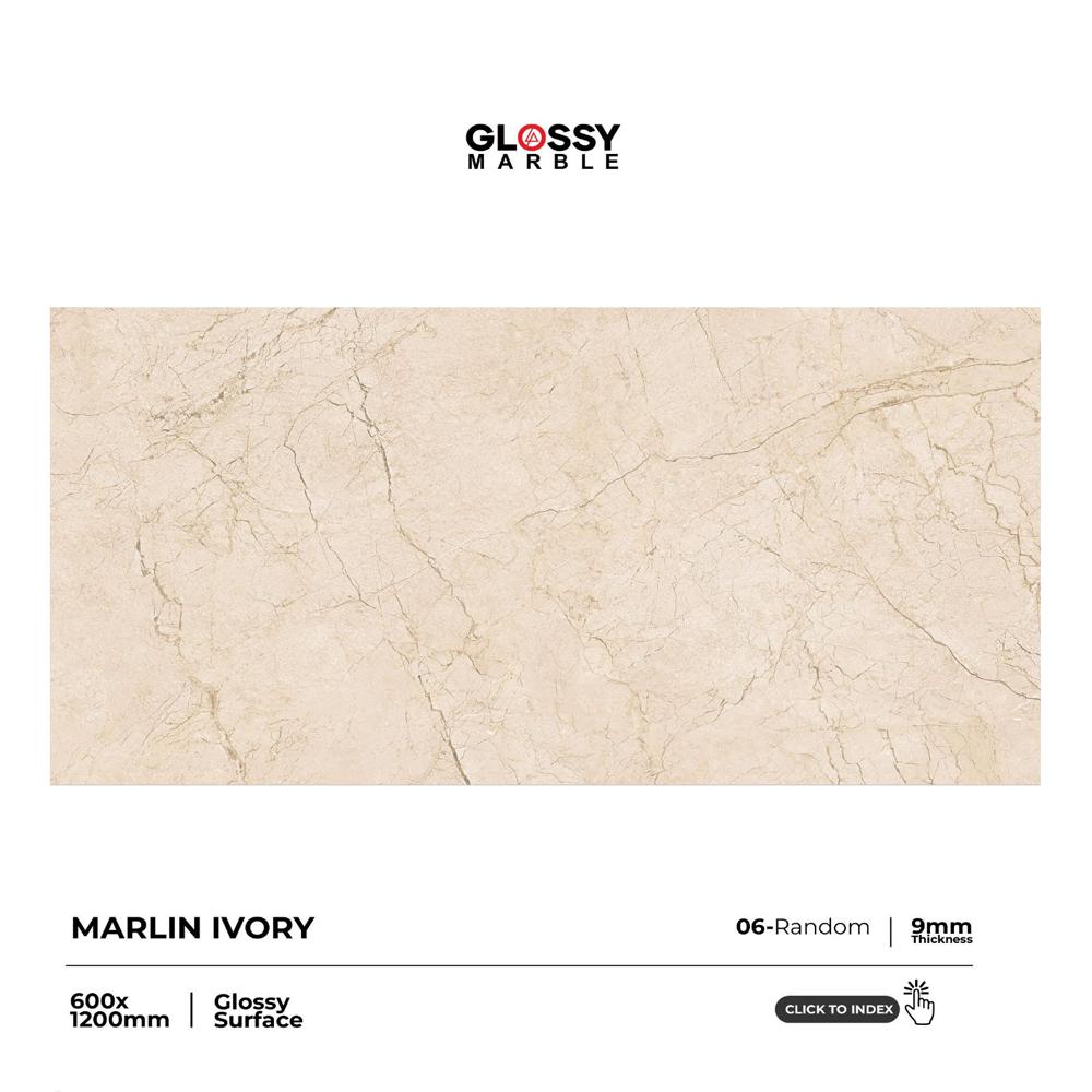 Frost Pearl Glossy Vitrified Tile