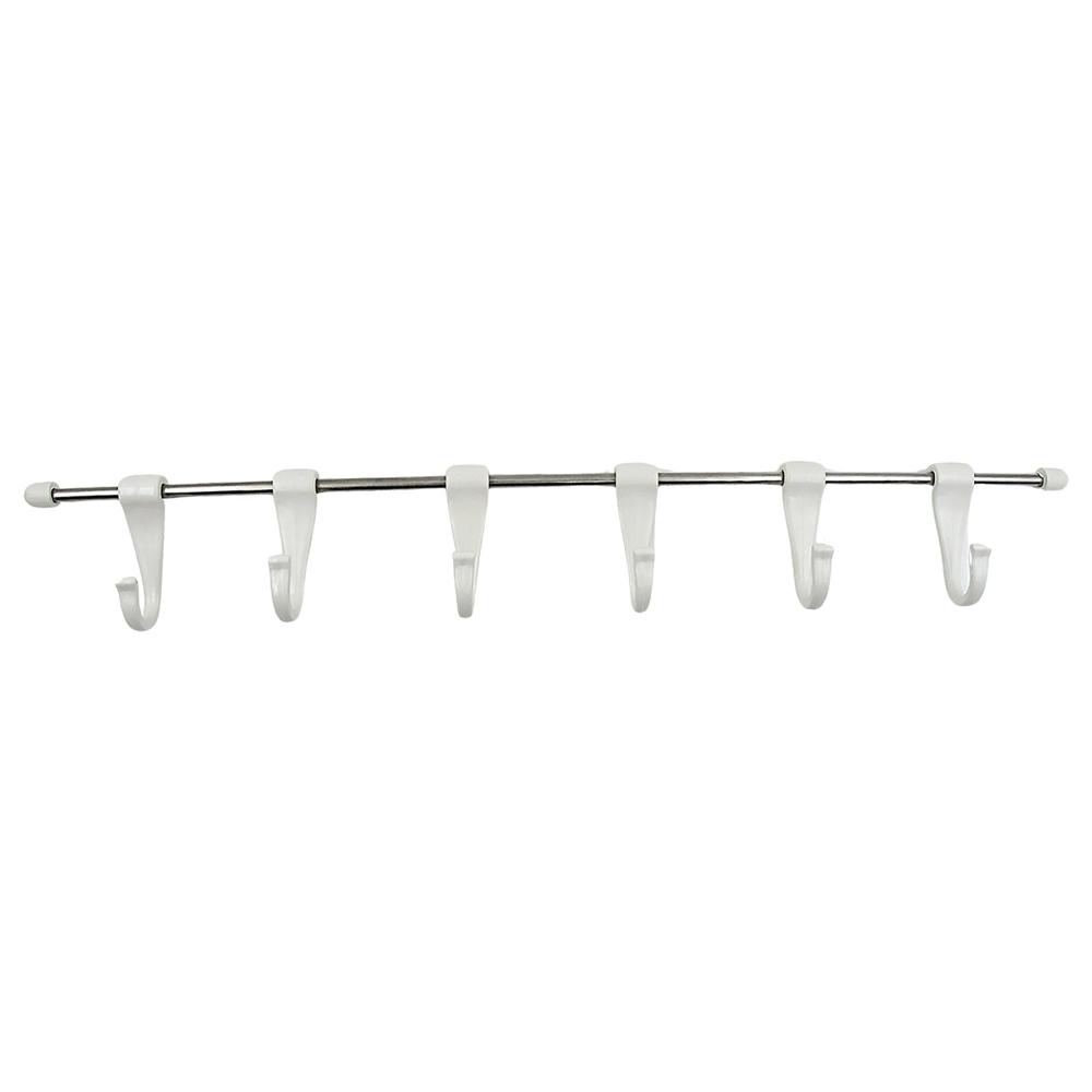 Stainless Steel Utensil Hanger Rail Nail Free Wall Mount