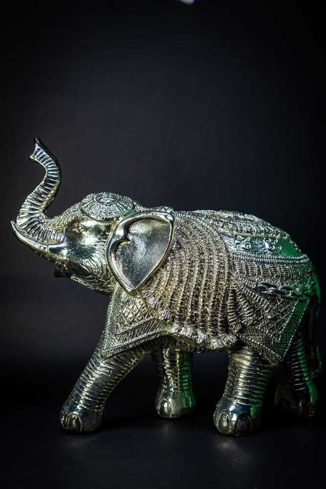 Silver Plated Elephant