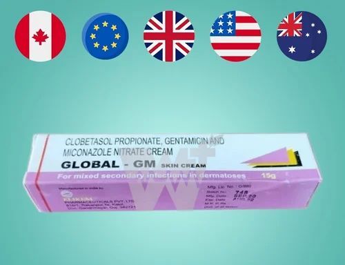 Global-GM Gentamycin + Clobetasol Propionate + Miconazole Cream