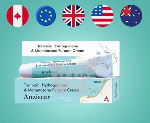 Anziscar Hydroquinone Tretinoin Mometasone Furoate Cream