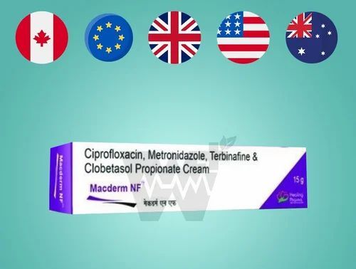 Macderm Nf Ciprofloxacin, Metronidazole, Terbinafine and Clobetasol Cream