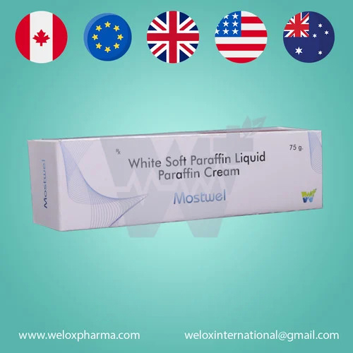 Mostwel White Soft Paraffin Liquid Paraffin Cream - Formulations Type: External Use Drugs