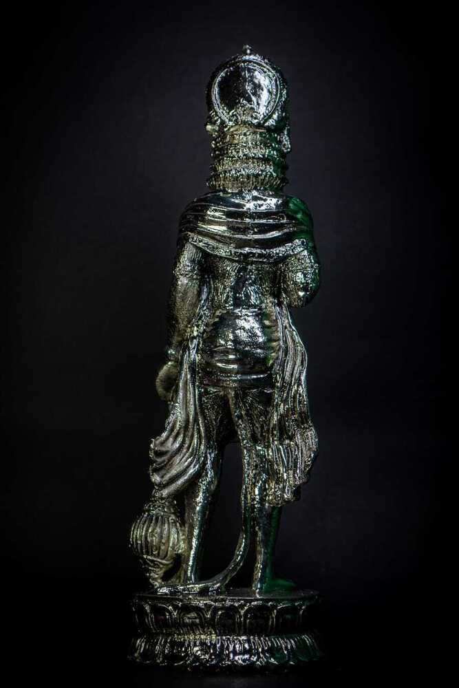 Silver Plated Hanuman Ji Statue