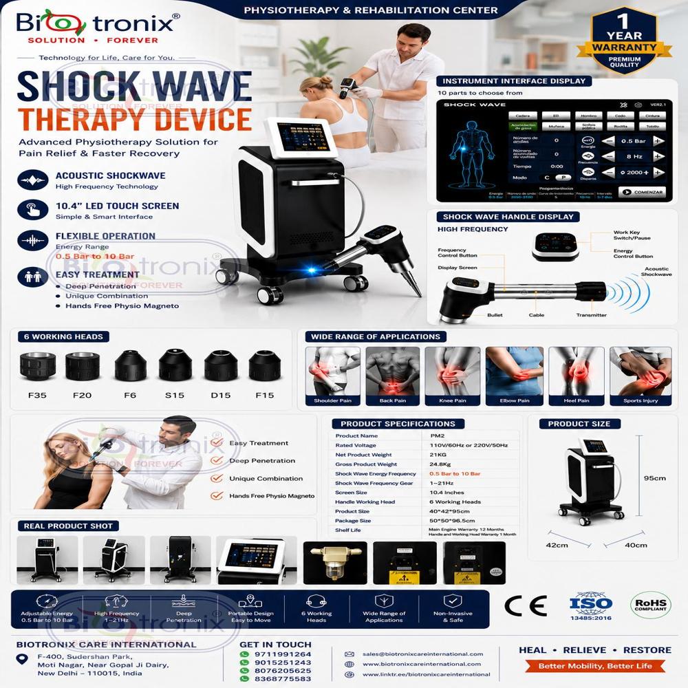AIRSHOCK PRO High Power Radial Shockwave Therapy Machine