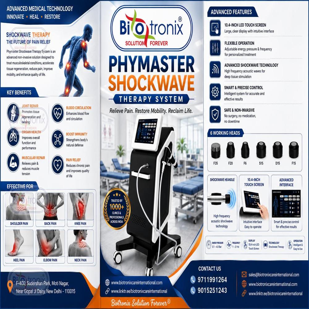 AIRSHOCK PRO High Power Radial Shockwave Therapy Machine