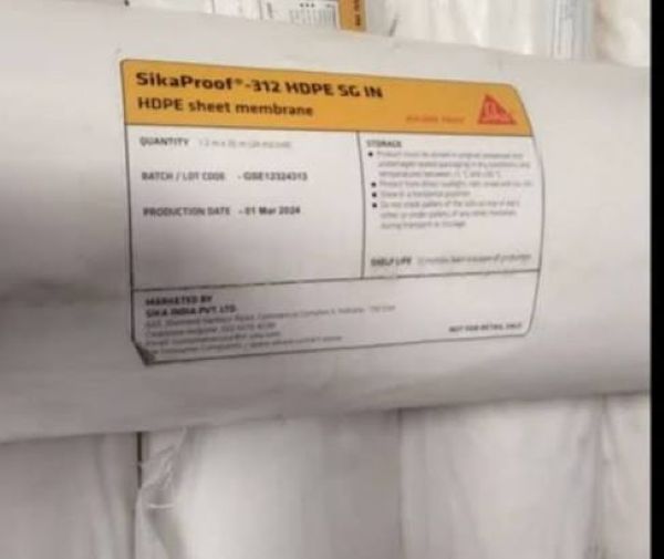 Sika 312 Hdpe Membrane - Chemical Form: Sheet