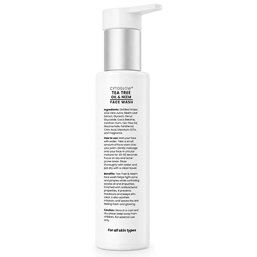 Tea Tree Oil And Neem Face Wash