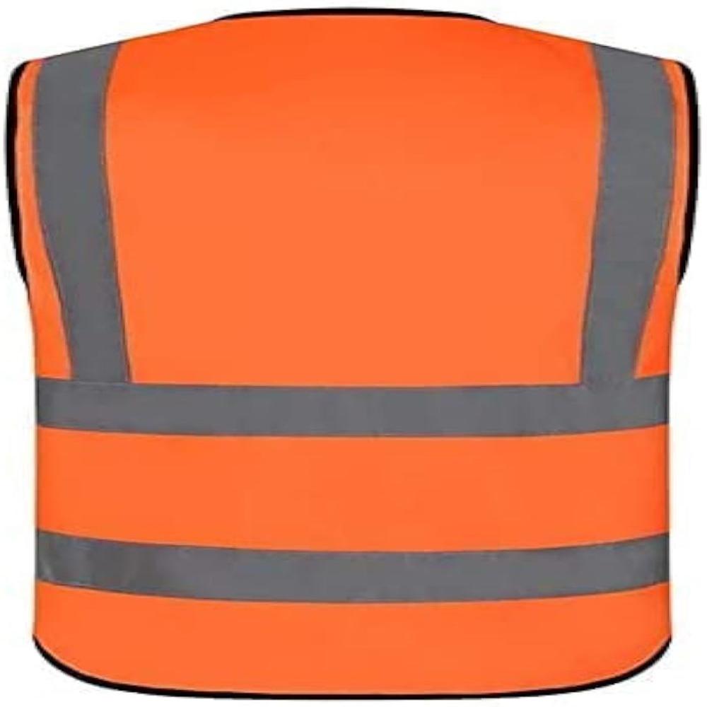  Reflective Safety Jacket 120 GSM Orange Color