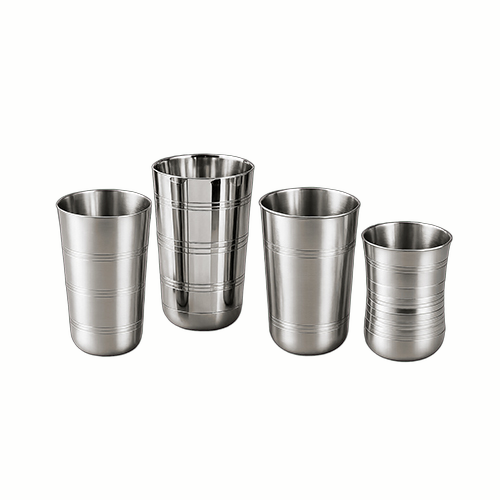 Stainless Steel Glasses - Capacity: 250 Ml To 350 Ml (Approx.)