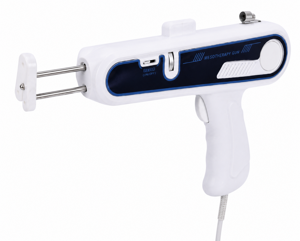 Dr Meso Gun - Lightweight, Compact Design | Advanced Mesotherapy Technology, 1-year Warranty, Needle Guide For Precision