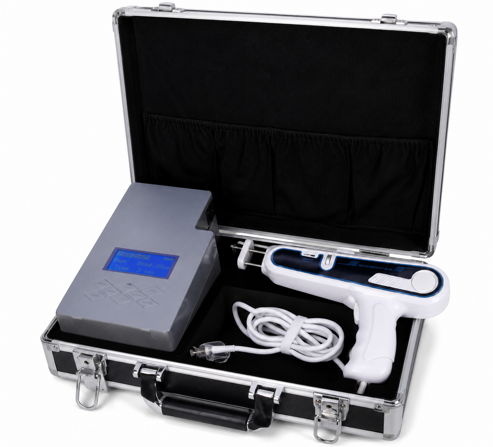 Dr Meso Gun - Lightweight, Compact Design | Advanced Mesotherapy Technology, 1-year Warranty, Needle Guide For Precision
