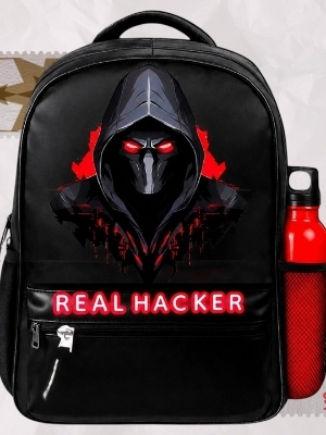 Real hacker laptop backpack