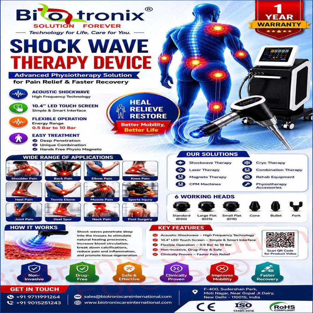 AIRSHOCK PRO Premium Clinical Shockwave Therapy System