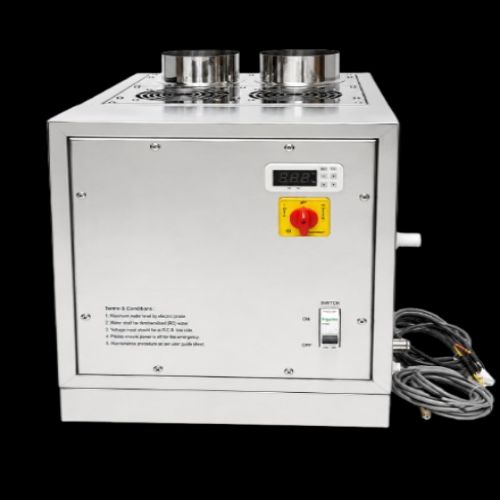 12 Litre Ultrasonic Humidifier Machine - Color: Silver