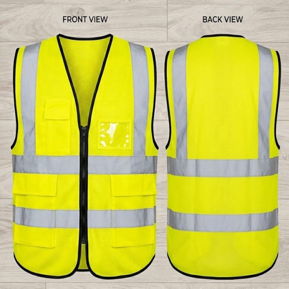  Reflective Safety Jacket 120 gsm Green Color