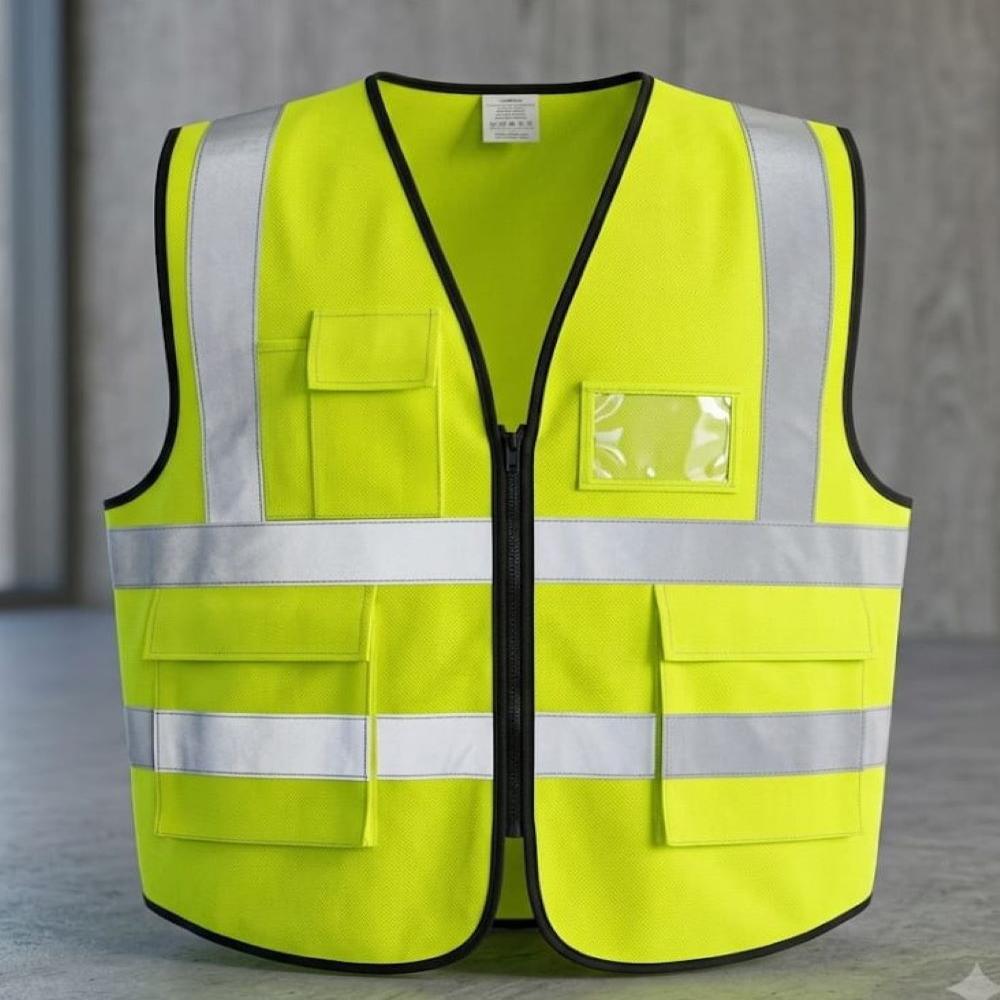  Reflective Safety Jacket 120 gsm Green Color