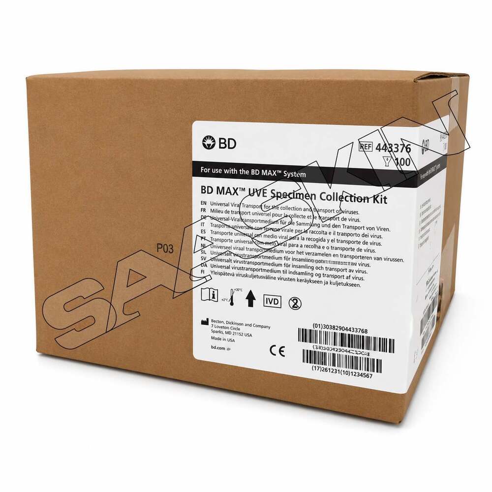 Bd Max Uve Specimen Collection Kit - Usage Type: Laboratory