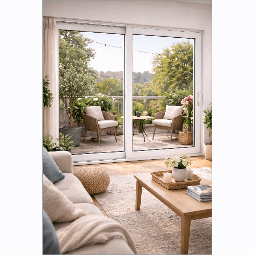 UPVC Slider Balcony Door