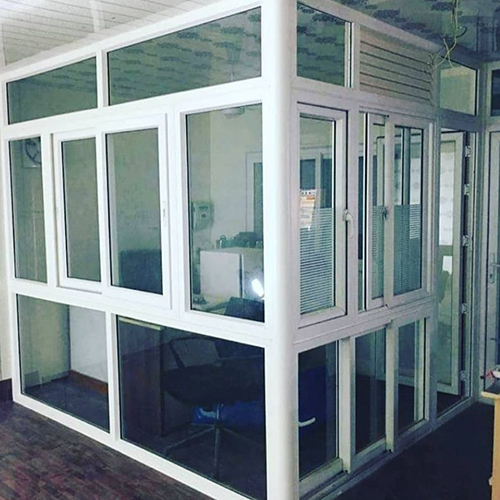 UPVC Glass Glass Partition