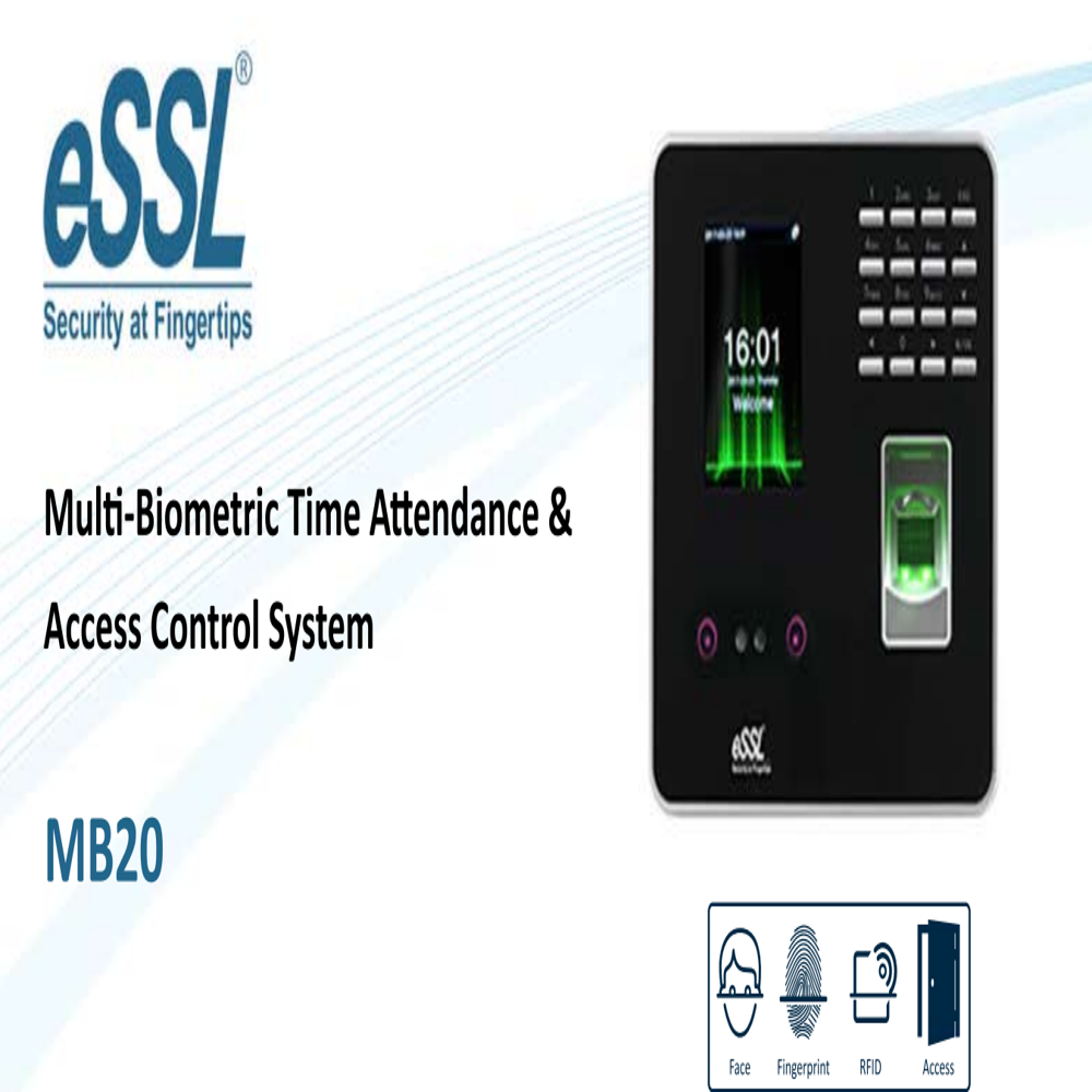 eSSL MB20 Face Recognition Biometric machine